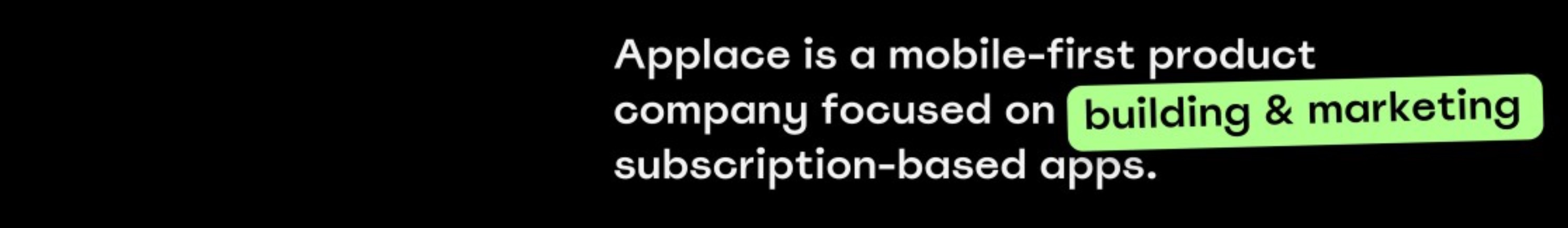 Applace LTD